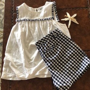 Sleeveless cotton blouse. Women’s Large